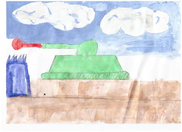 детские рисунки о войне (13)